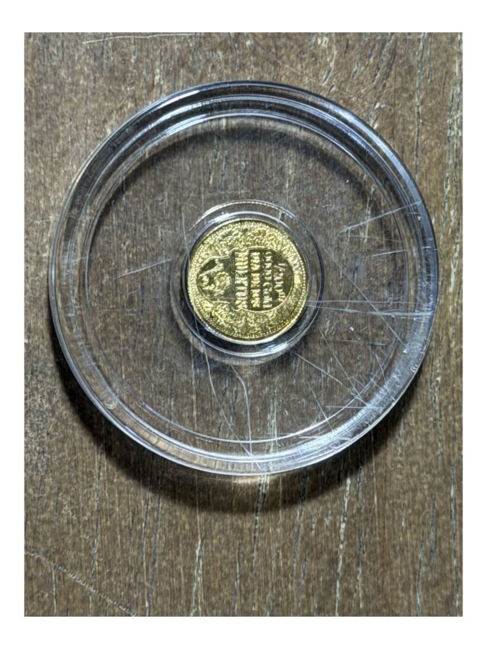 2025 1/200 oz .9999 gold miniature round - design A